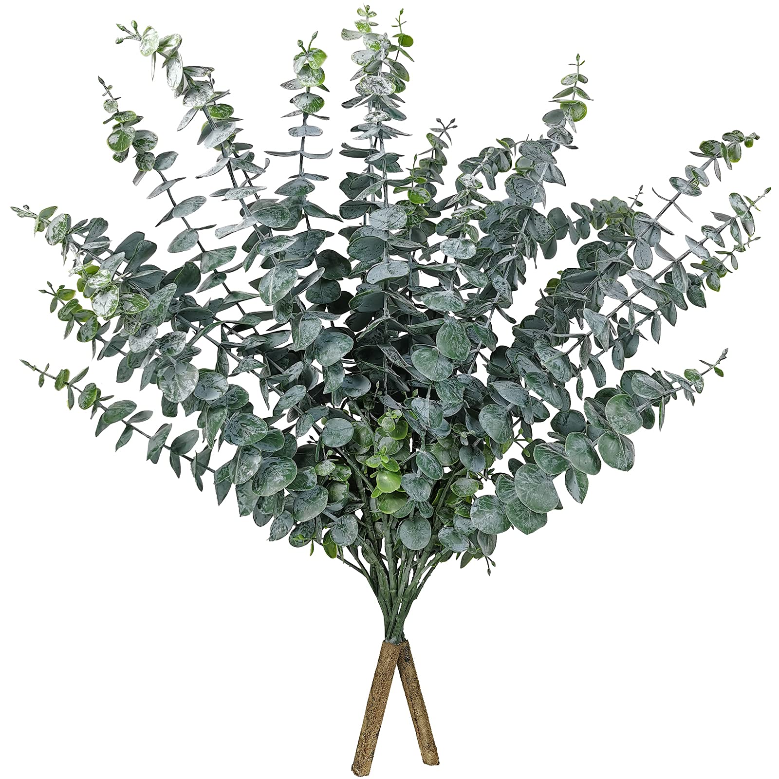 2 Pcs Faux Eucalyptus Leaves Sprays