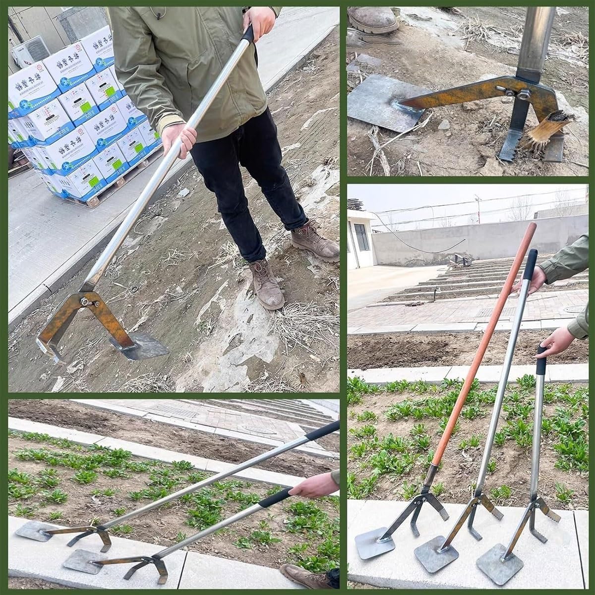 Narzędzie usuwania korzeni małych drzew długości 92cm,do słupków,maniok | Konstrukcja stojąca,łatwe usuwanie korzeni,podnoszenie bez wysiłku,dla małych krzewów drzew i słupków ogrodzeniowych