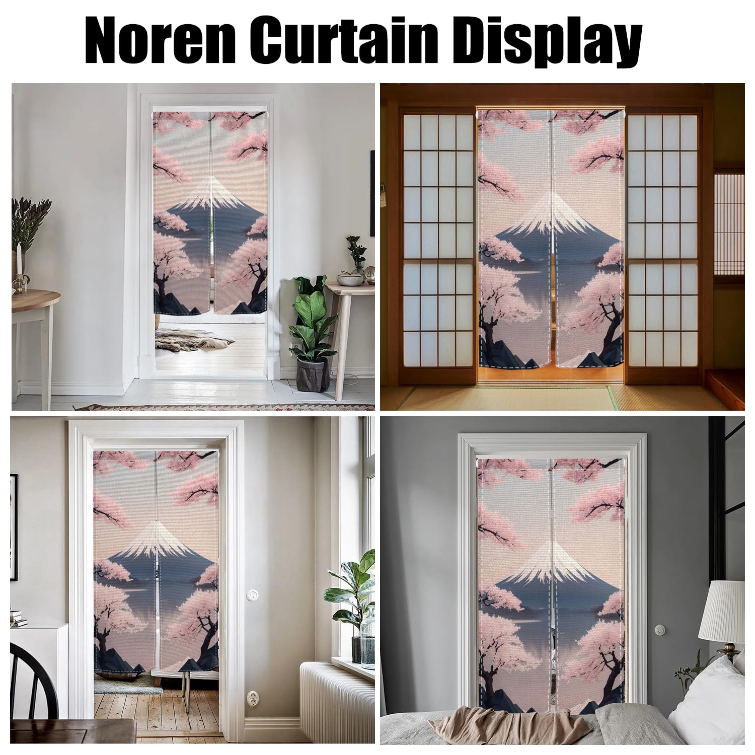 Amazon.com: XMJJKUF Japanese Doorway Single Side Curtain Noren