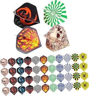 BESPORTBLE 77Pcs Asas De Dardo Substituíveis Grande Padrão De Cauda De Dardos Vôos De Dardo Convenientes Suprimentos De Dardo Convenientes Vôos De Dardo Para Dardos De Ponta Macia