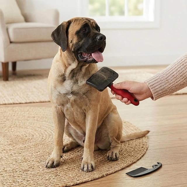 Foto 2 de 6 de Ferplast Cepillo Carda para Perros - Pelo Medio y Largo