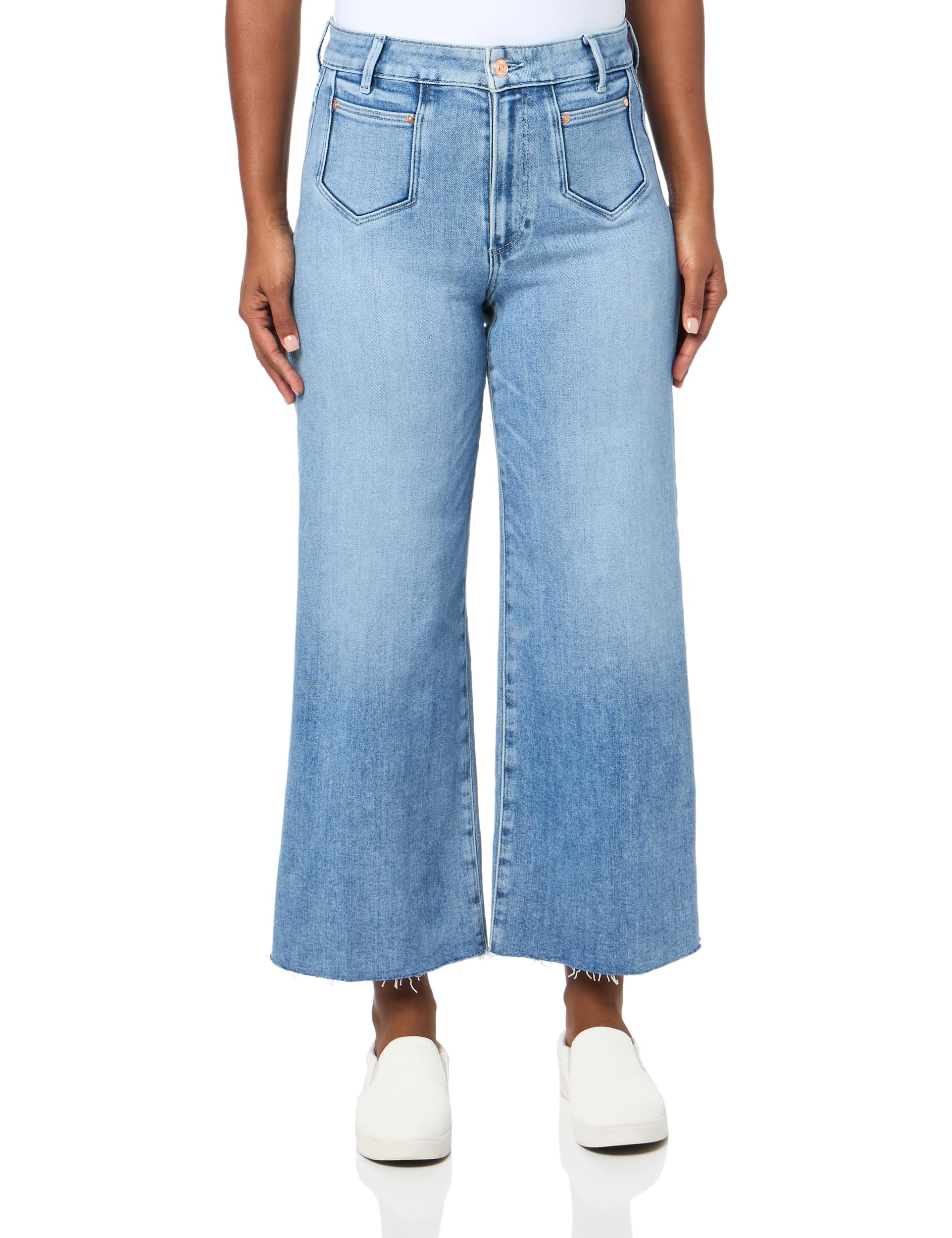 PAIGE Women's Anessa Inset Patch Pkts Raw Hm