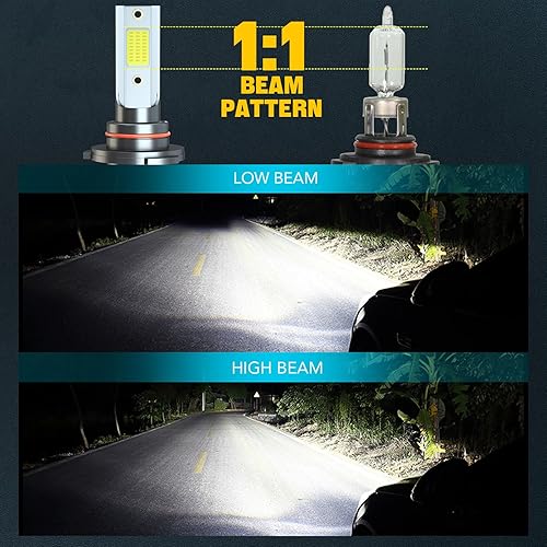 Miniatura 3 de WVKVII Bombillas LED para faros delanteros compatibles con Ford F250 F350 F450 F550 (2005-2022) 9008H13 de haz alto y bajo + luces antiniebla