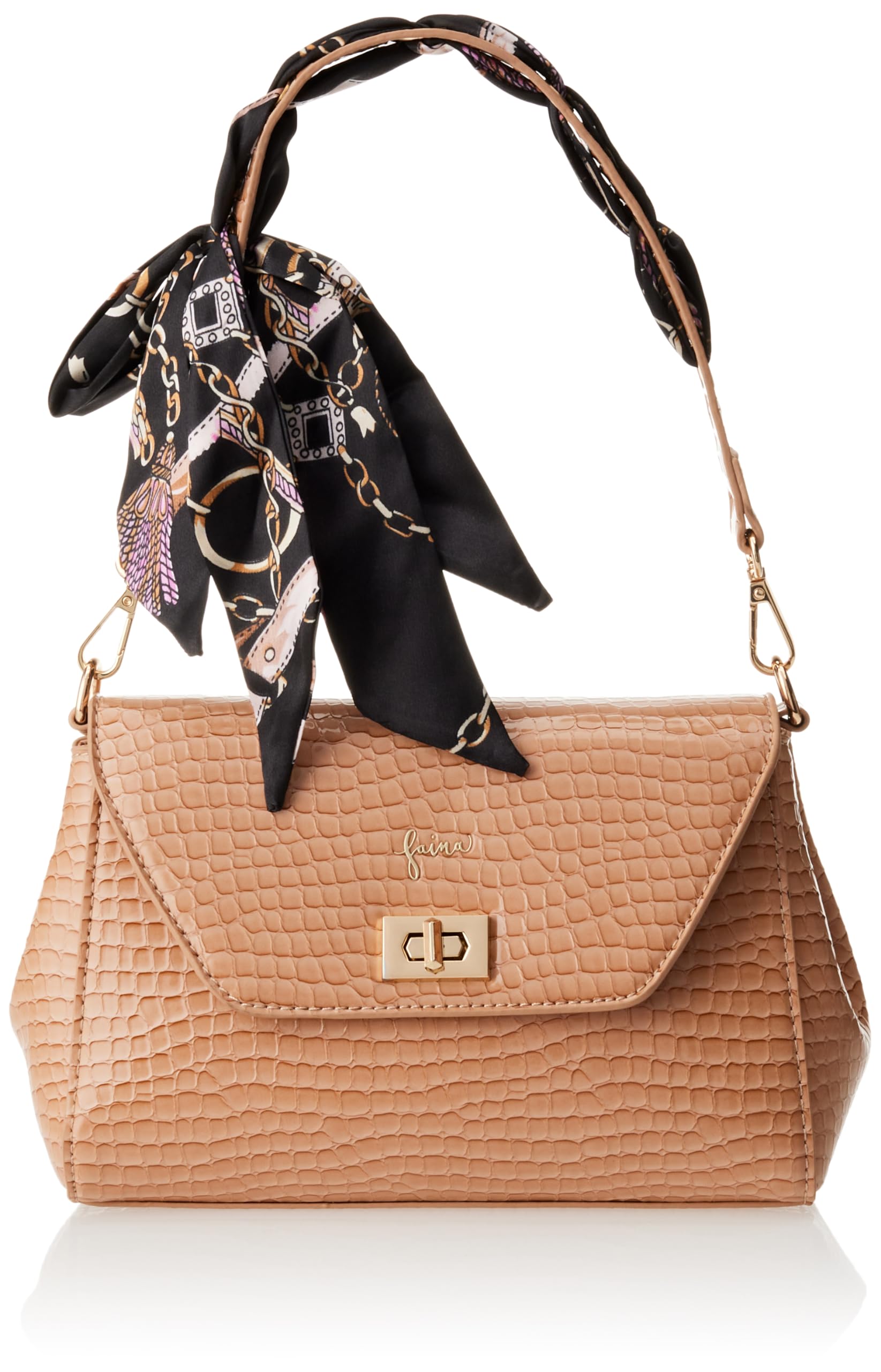 caspio Women's Shoulder Bag, Dark Beige, One Size