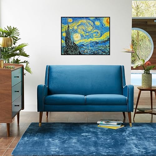 Miniatura 7 de Vincent Van Gogh - Rompecabezas de 100 piezas para niños, 100 piezas de pintura al óleo famosa, rompecabezas de 100 piezas para adultos, arte