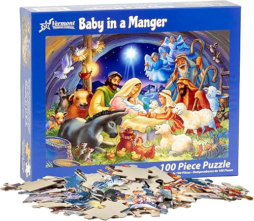 Miniatura 4 de Baby in a Manger - Rompecabezas infantil de 100 piezas