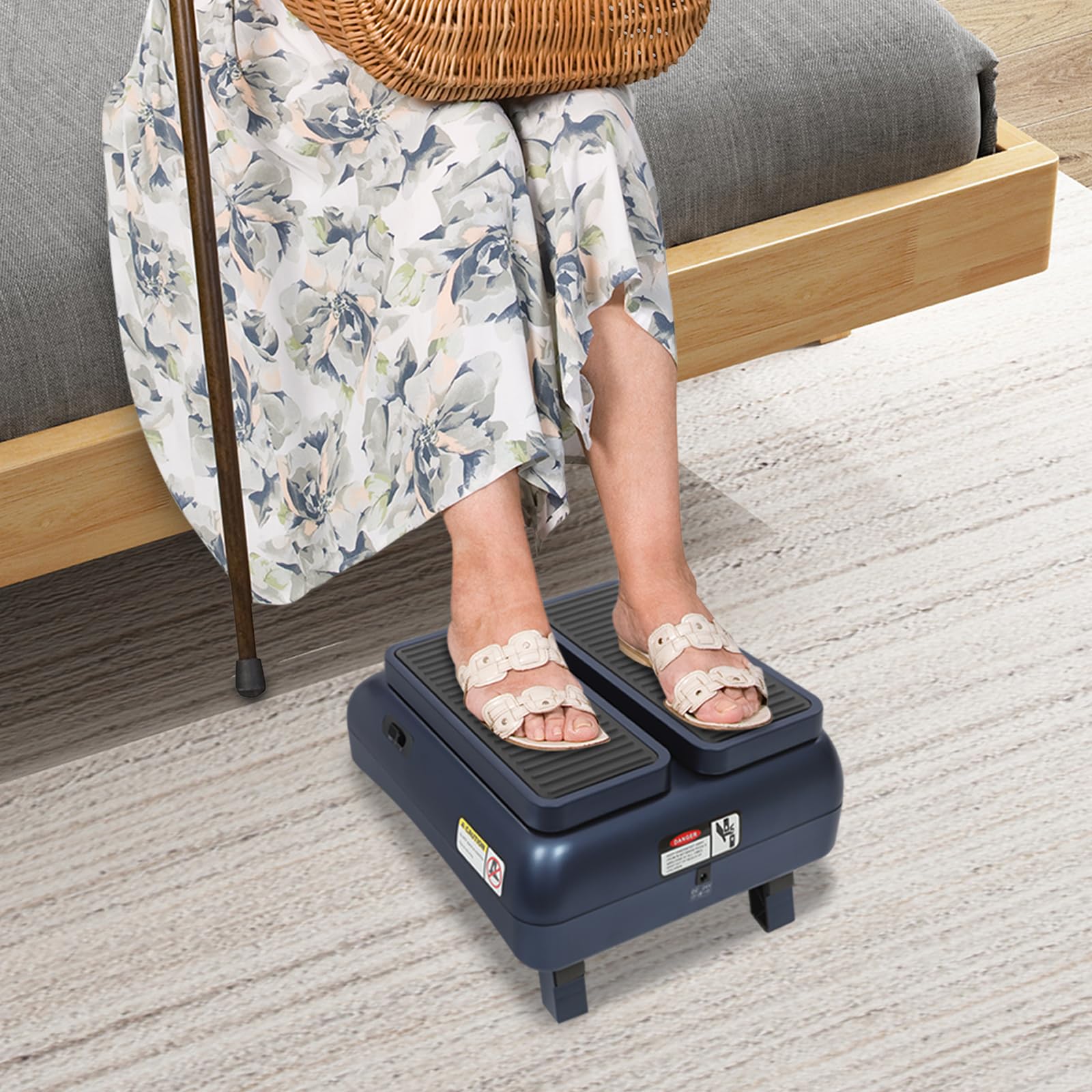 Leg & Foot Exerciser, Light & Slow Rehabilitation Training Movement for Elderly People, Continuous Movement to Exercise Leg, Foot, for Elderly, Patients, Seniors, Leg Injured People