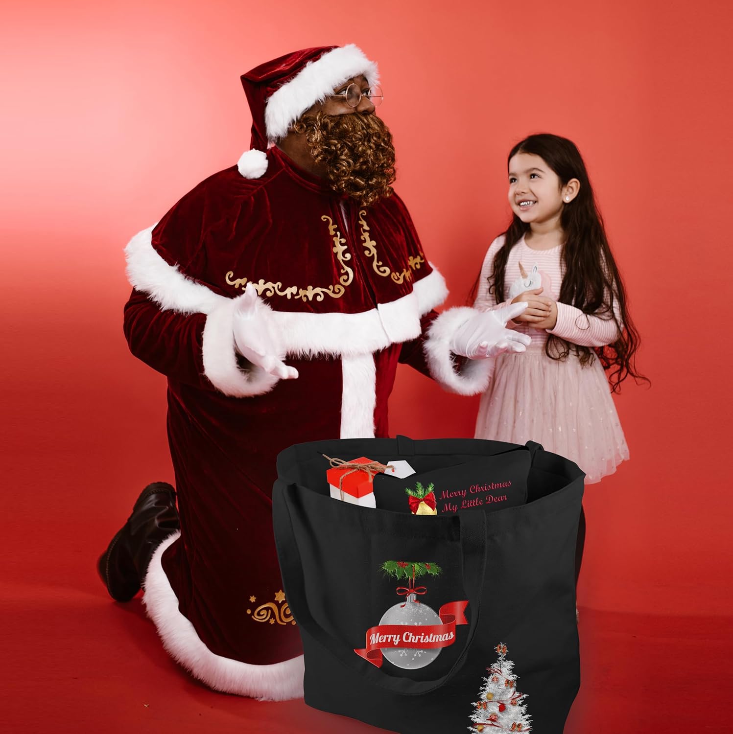 Koolmox 6-PACK 22x16x7.8'' Extra Large Canvas Tote Bags Bulk 12Oz Thick Heavy Duty Reinforced Handles, Blank Black Canvas Grocery Bag Multi Purpose Tote Travel Beach Tote bag Shopping Bags - Image 3