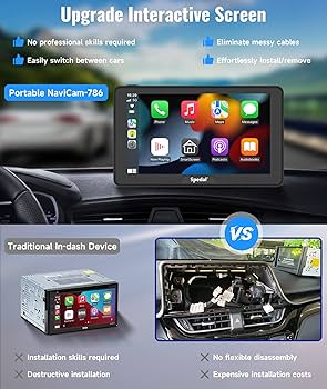 2024 Newest Apple Car Play Screen with CarPlay and Android