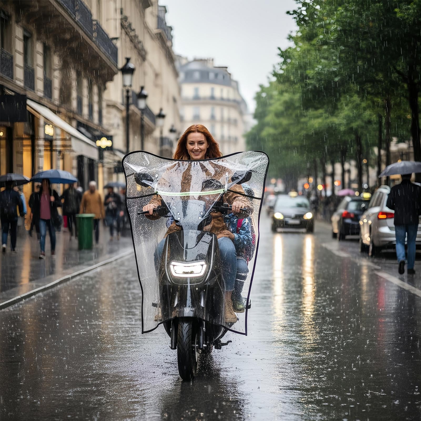 Parabrezza per Moto Accessorio Invernale Antivento | Parabrezza per Scooter Elettrici per Uomo Donna