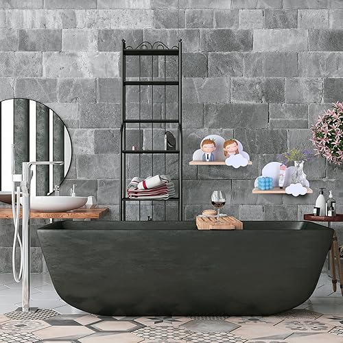 Miniatura 6 de 2 estantes de nube para guardería o dormitorio de niños, estantes de habitación de niños, estante flotante para libros de bebé, estante de