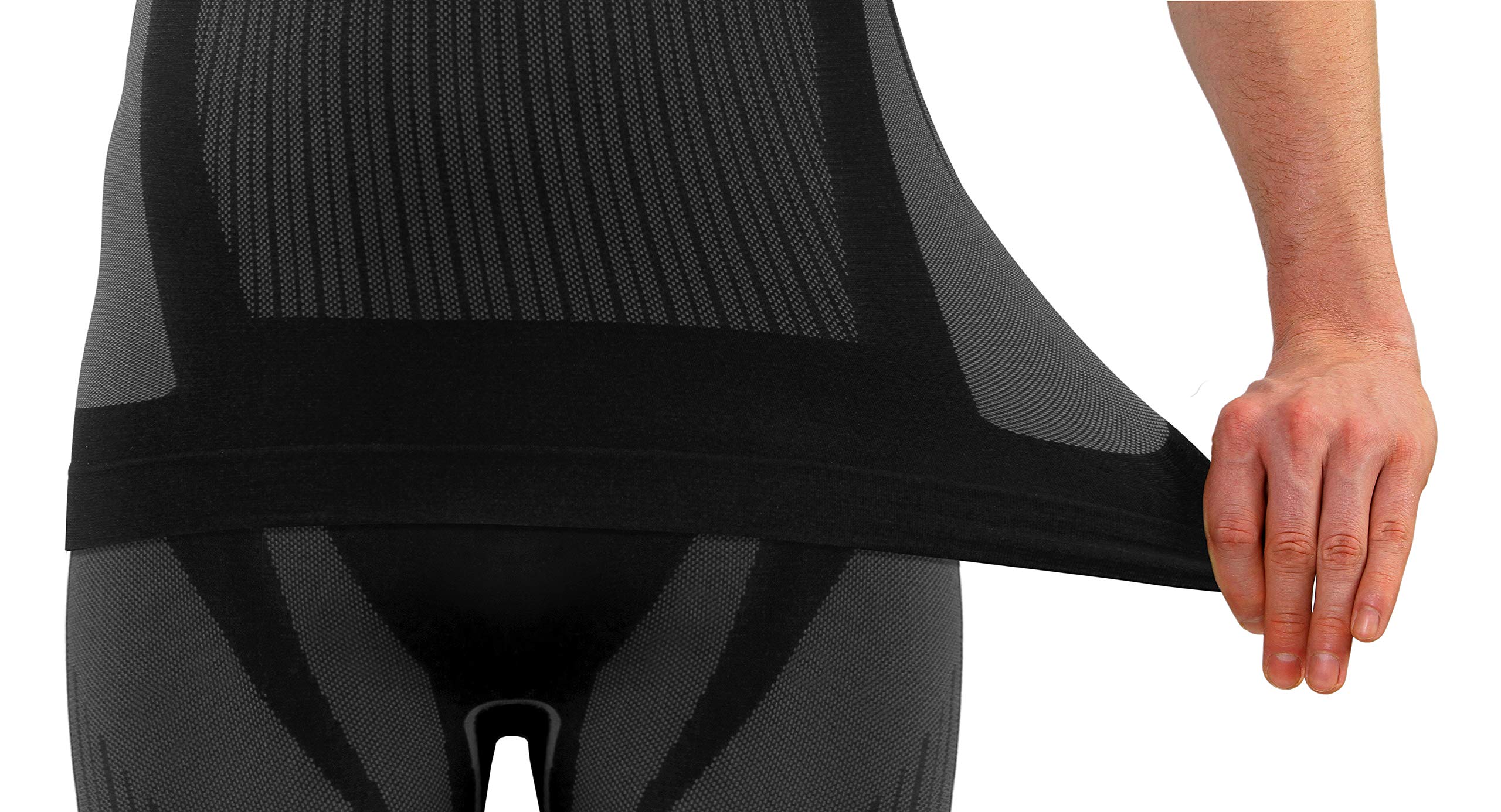 Sesto Senso Hombre Termico Conjunto Ropa Interior Funcional Camiseta de Manga Larga Leggins Capa Base