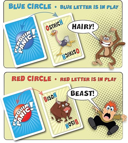 Miniatura 8 de Moose Master and Penguin Panic - Paquete de 2 juegos de cartas para fiesta, diviértete haciendo reír a tus amigos, para personas divertidas que