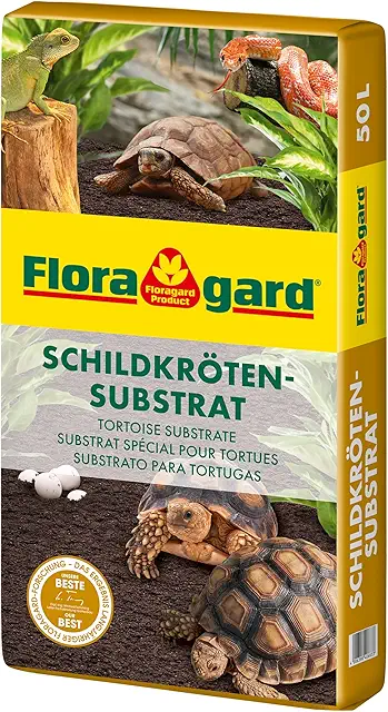 Floragard Schildkrötensubstrat 50l - Natürliche Einstreu für Terrarien & Frühbeete