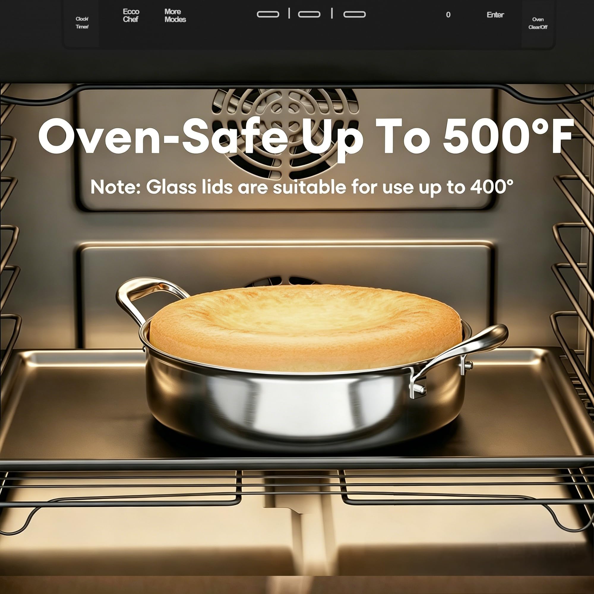 Cooker King 5Qt Hybrid Sauté Pan - Nonstick Fryer -6