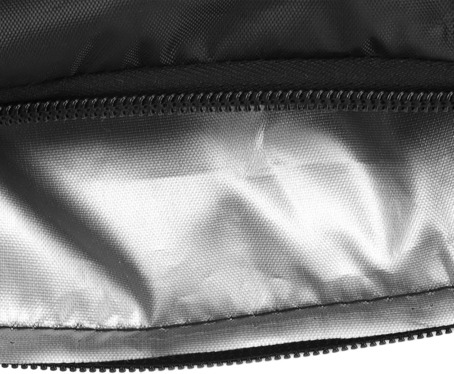 トラベルシューズバッグ4個セット、190Tシルバーコーティングオックスフォード布バッグ、ジッパー付き、大容量防水ブラックバッグ、ホー