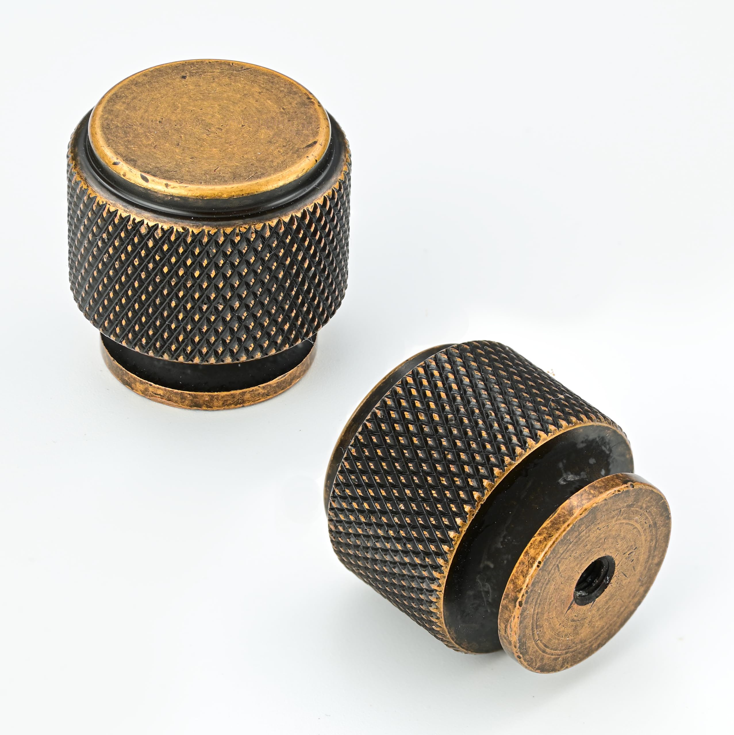 Asidrama 10 Pack Champagne Bronze Zinc Alloy Knurled Dresser Knobs Cabinet Hardware for Dresser Drawers — Amazon image 13