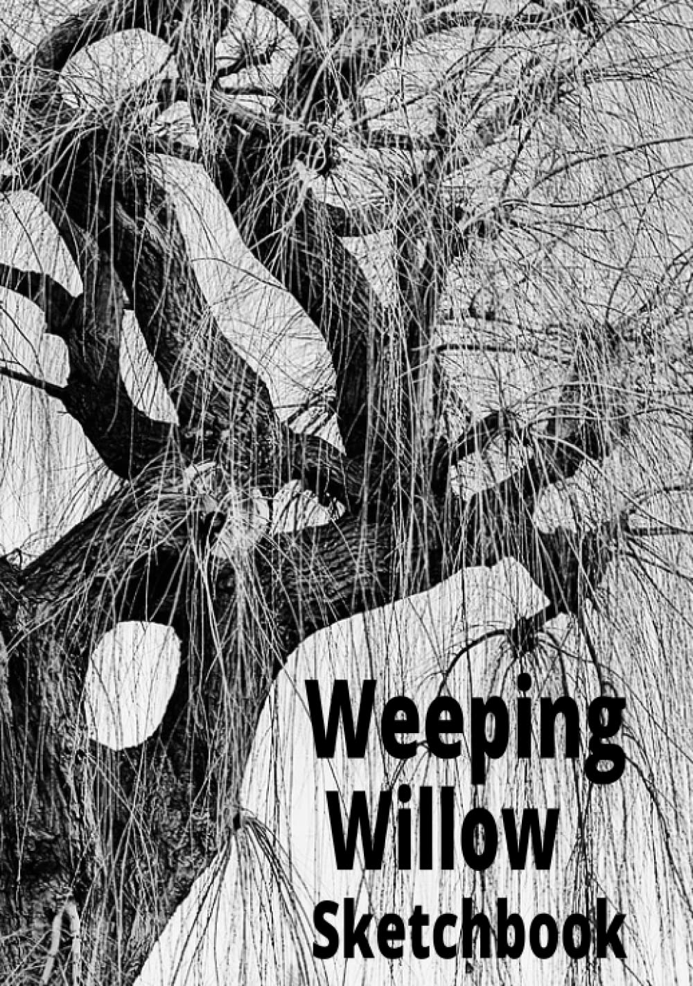 Weeping Willow sketchbook carnet de dessin reliure d'art papier épais