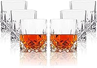 Vista 6 de LEMONSODA - Juego de vasos de whisky de corte de cristal estilo Old Fashioned, 2, 4, 6-10 oz, vasos de roca transparentes de alta calidad sin plomo