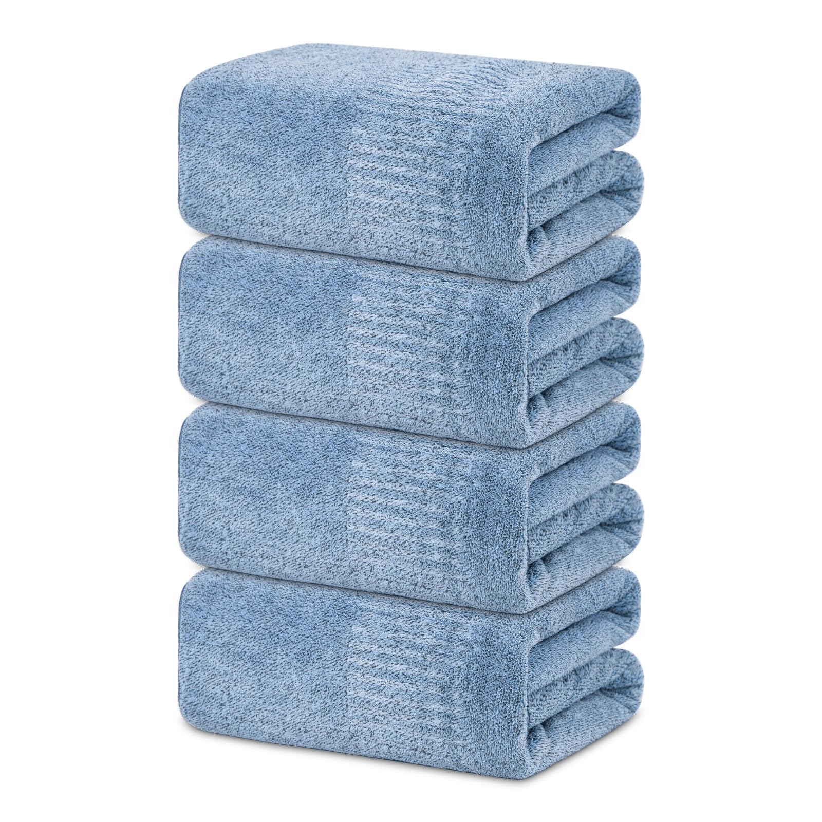 Amazon.com: SEISSO Large Bath Towels Set of 4-35 x 63 Inches Super