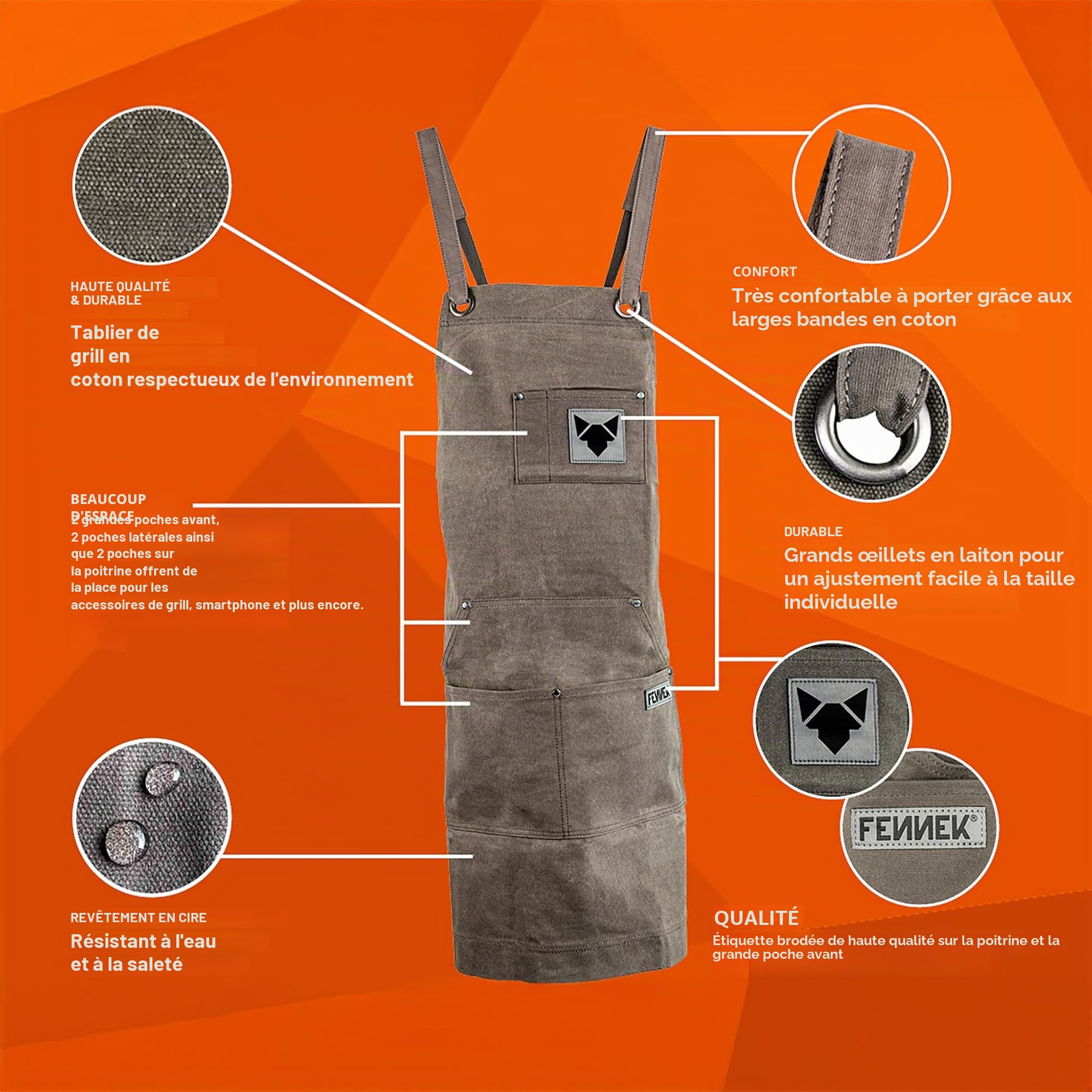 Tablier de Barbecue FENNEK
