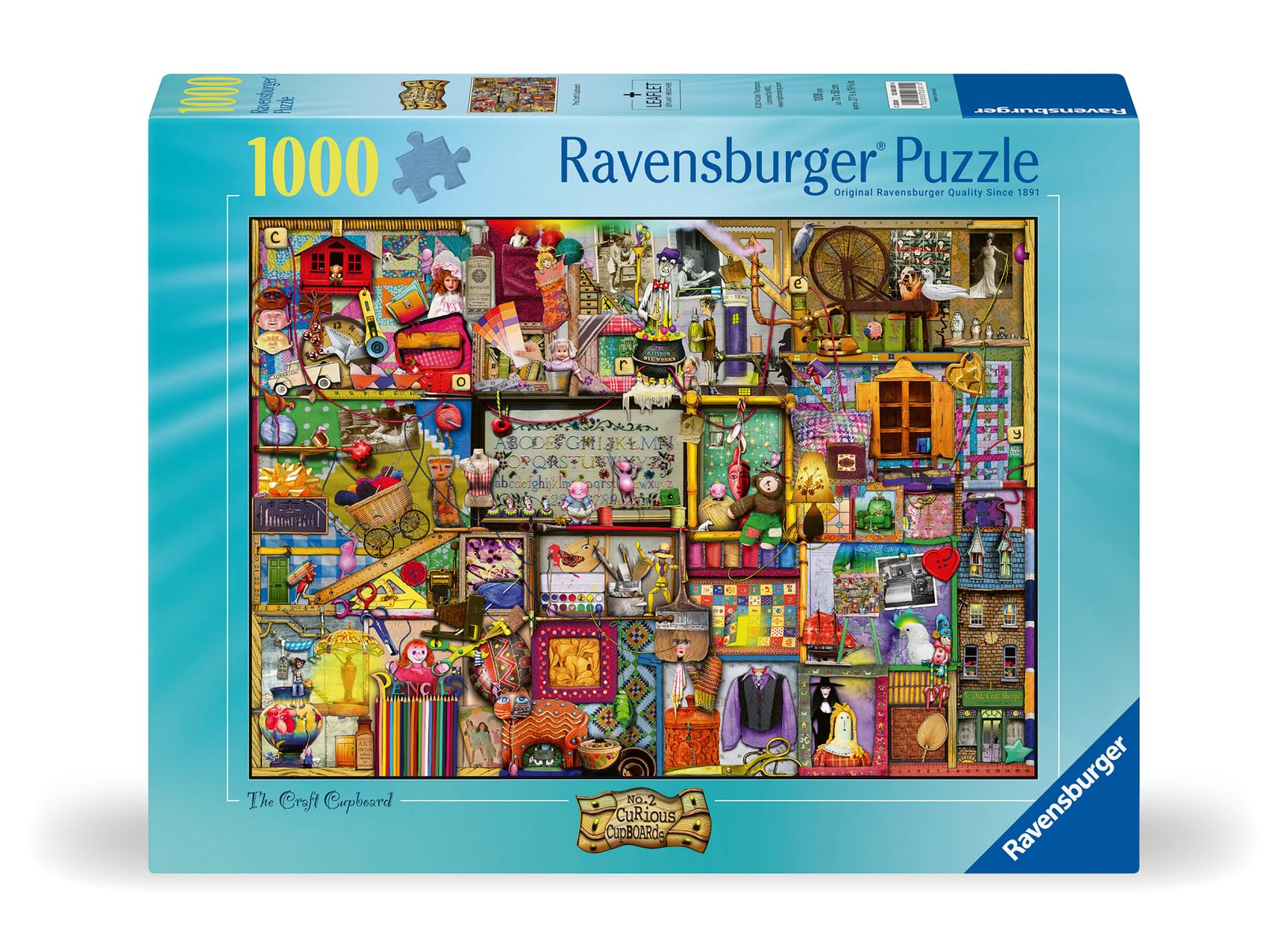 Ravensburger The Craft Cupboard 1000 Piece Jigsaw Puzzle No 2 - View #13