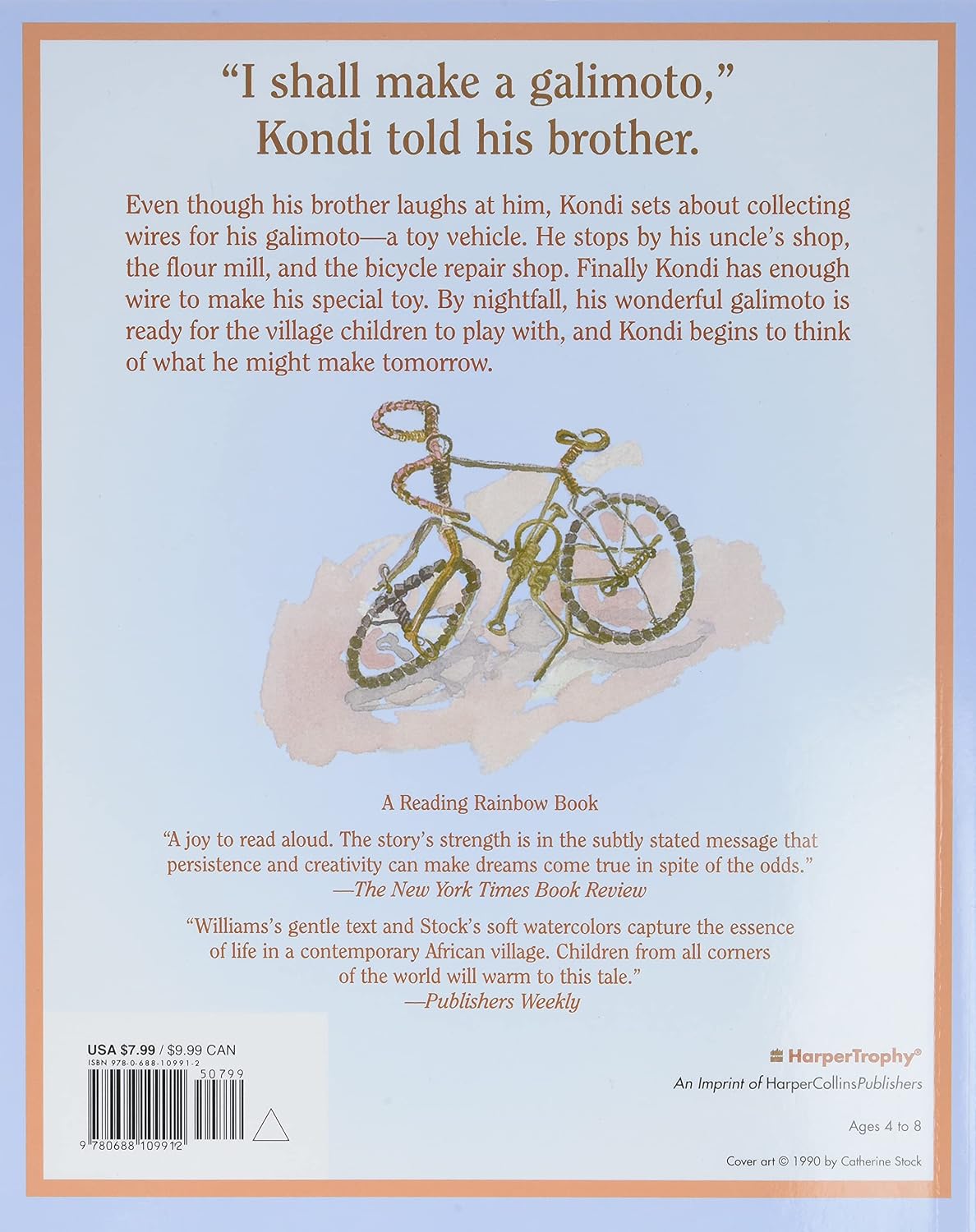 Galimoto: An African Picture Book About Wire Toys and a Boy's Perseverance for Kids (Ages 4-8) (Reading Rainbow Book)