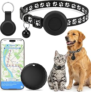 Katze GPS Tracker Hund Kompatibel mit iOS ＆ Android, SmartTag Tracker Ohne ABO für Katze, GPS-Tracker für Haustierhalsbänder, IPX6 Wasserdicht, Geeignet für Katzen, Hunde und andere kleine Haustiere
