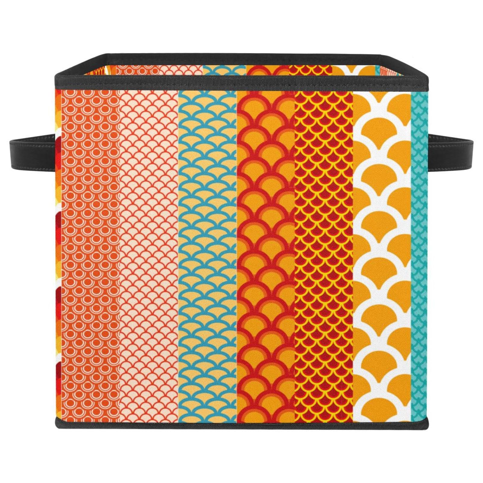 Boîte de rangement pliable en tissu cube pour placard de chambre à coucher et jouets enfants