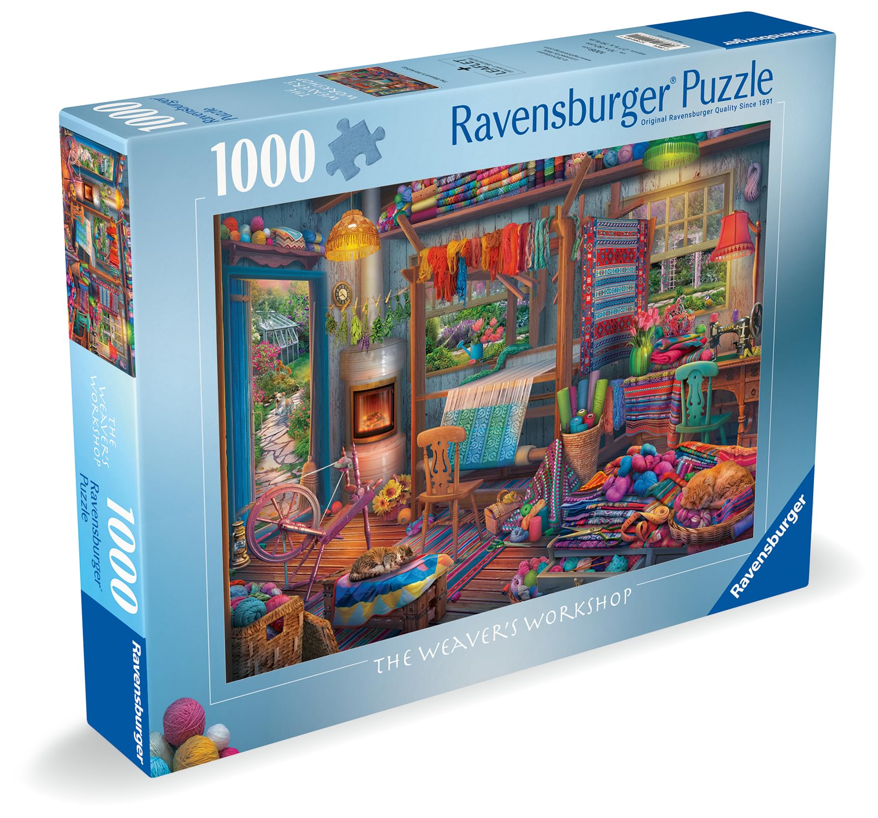Ravensburger The Weaver's Workshop 1000 Piece Jigsaw Puzzles for Adults and Kids Age 12 Years Up, Multicolor - Image 2