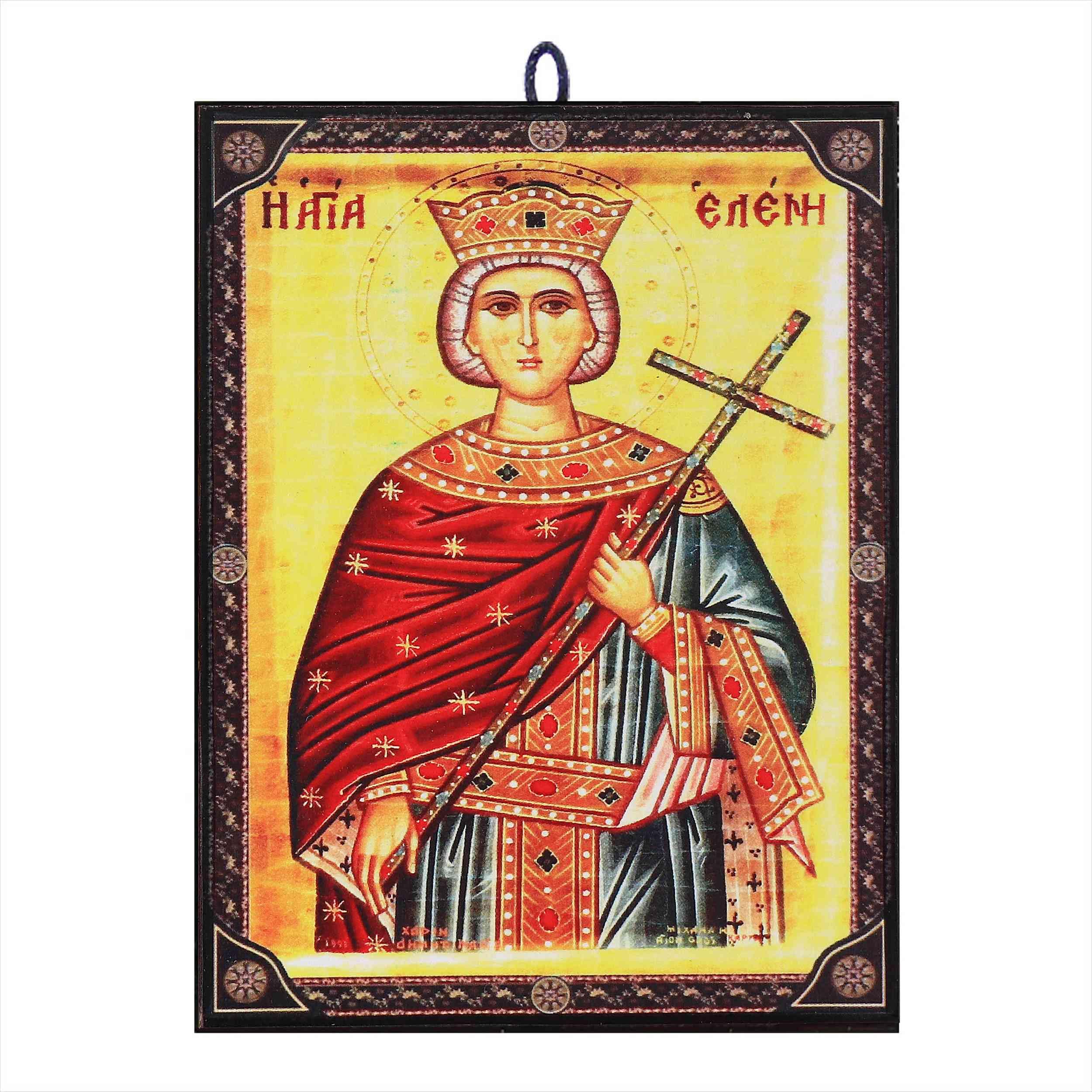 NKlaus Icon Saint Helena 9.7 x 13.5 x 1.2 cm Christian Icon Orthodox from Greece 60057