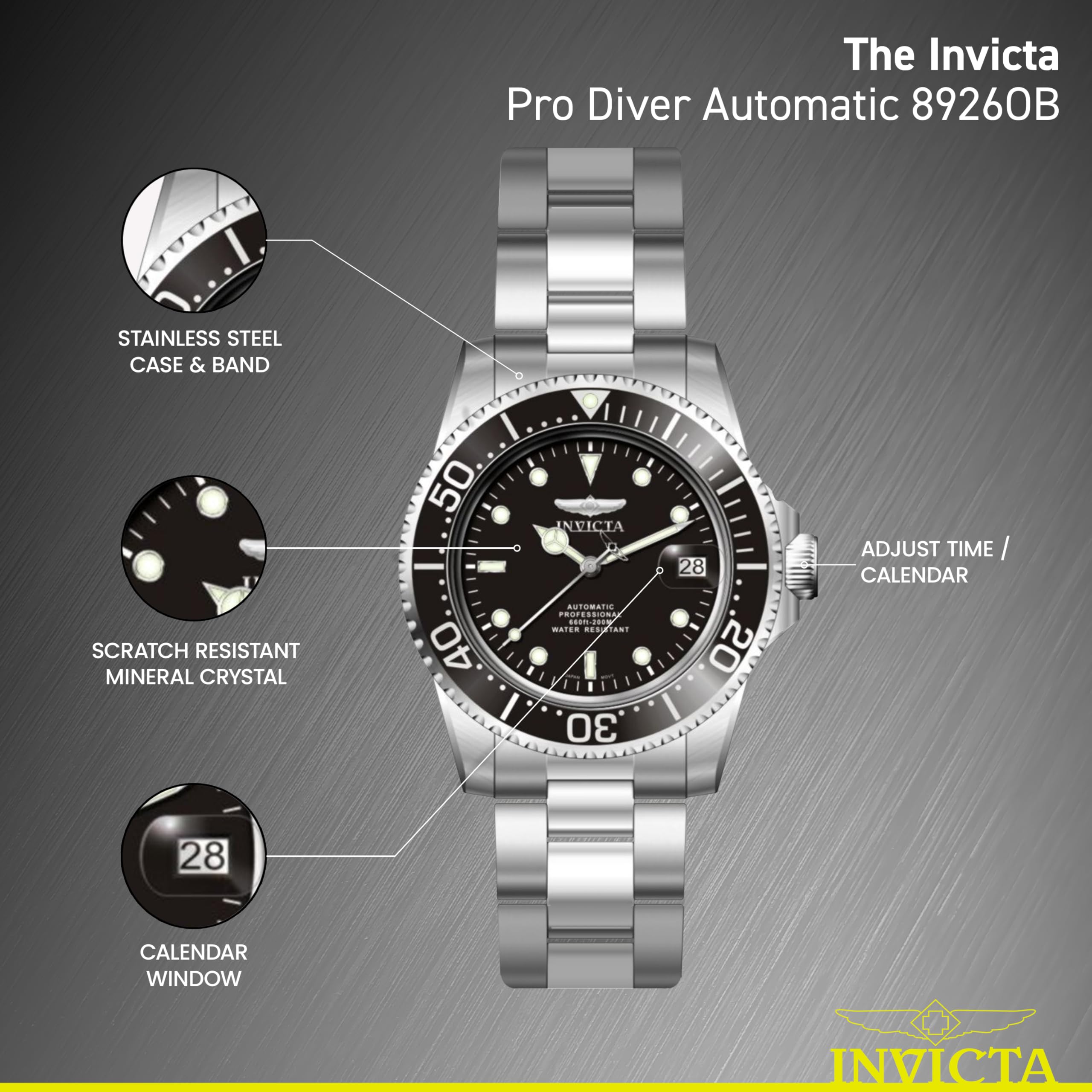インビクタ Invicta プロダイバー ブラック 8926 Ob メンズ 正規輸入品