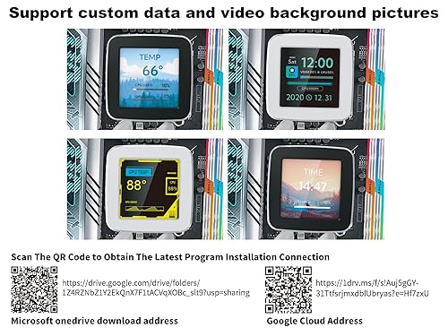 Miniatura 5 de SAMA LD - Enfriador líquido AIO de CPU de 9.449 in, pantalla LCD personalizada de 2.8 pulgadas, ventiladores ARGB PWM de 3 × 4.724 in, compatible