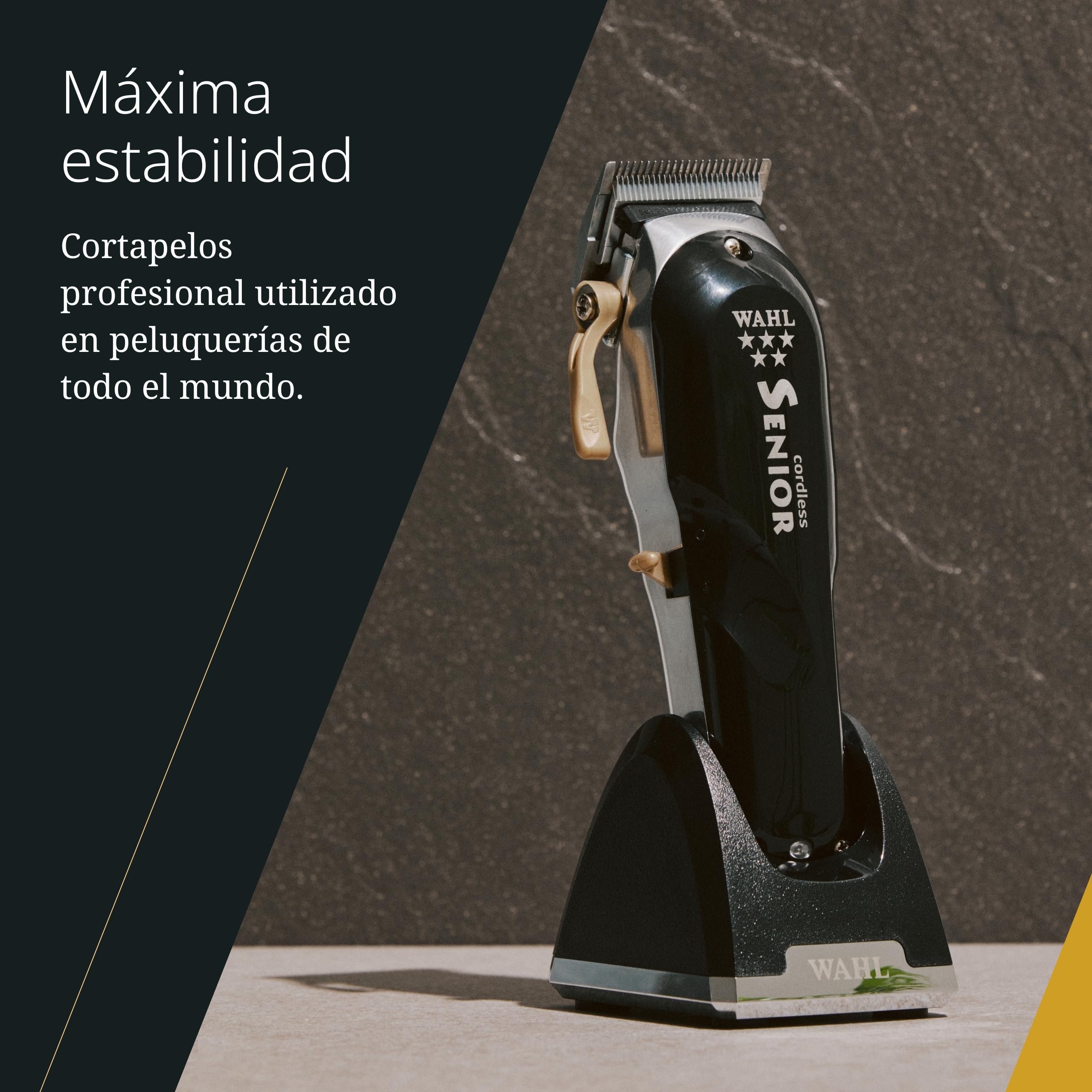 Wahl Cordless Senior Cortapelos Profesional Inalámbrico con Cable Máquina de Cortar Pelo Potente Rápida Corte de Precisión