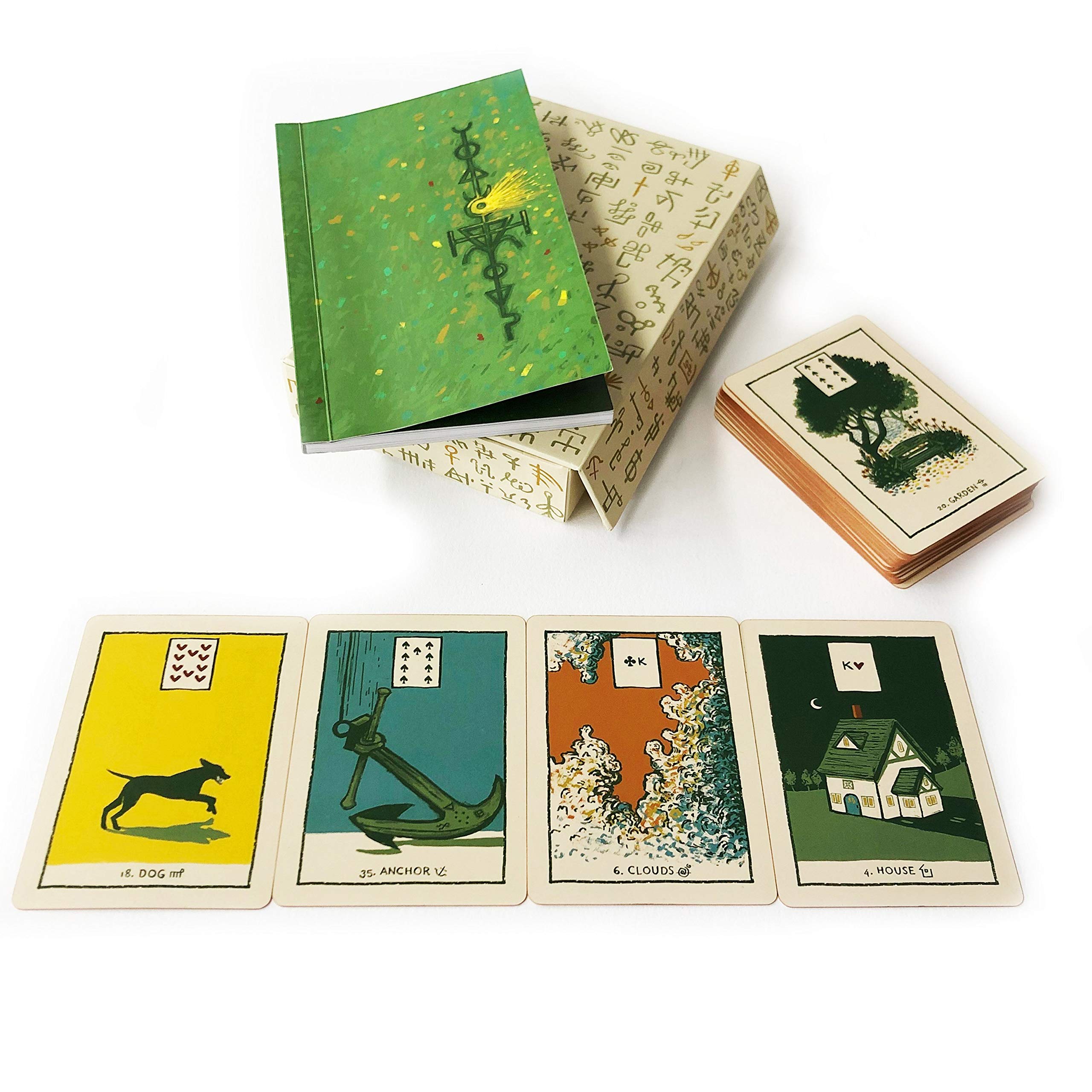 Amazon.com: Green Glyphs Lenormand : Toys & Games