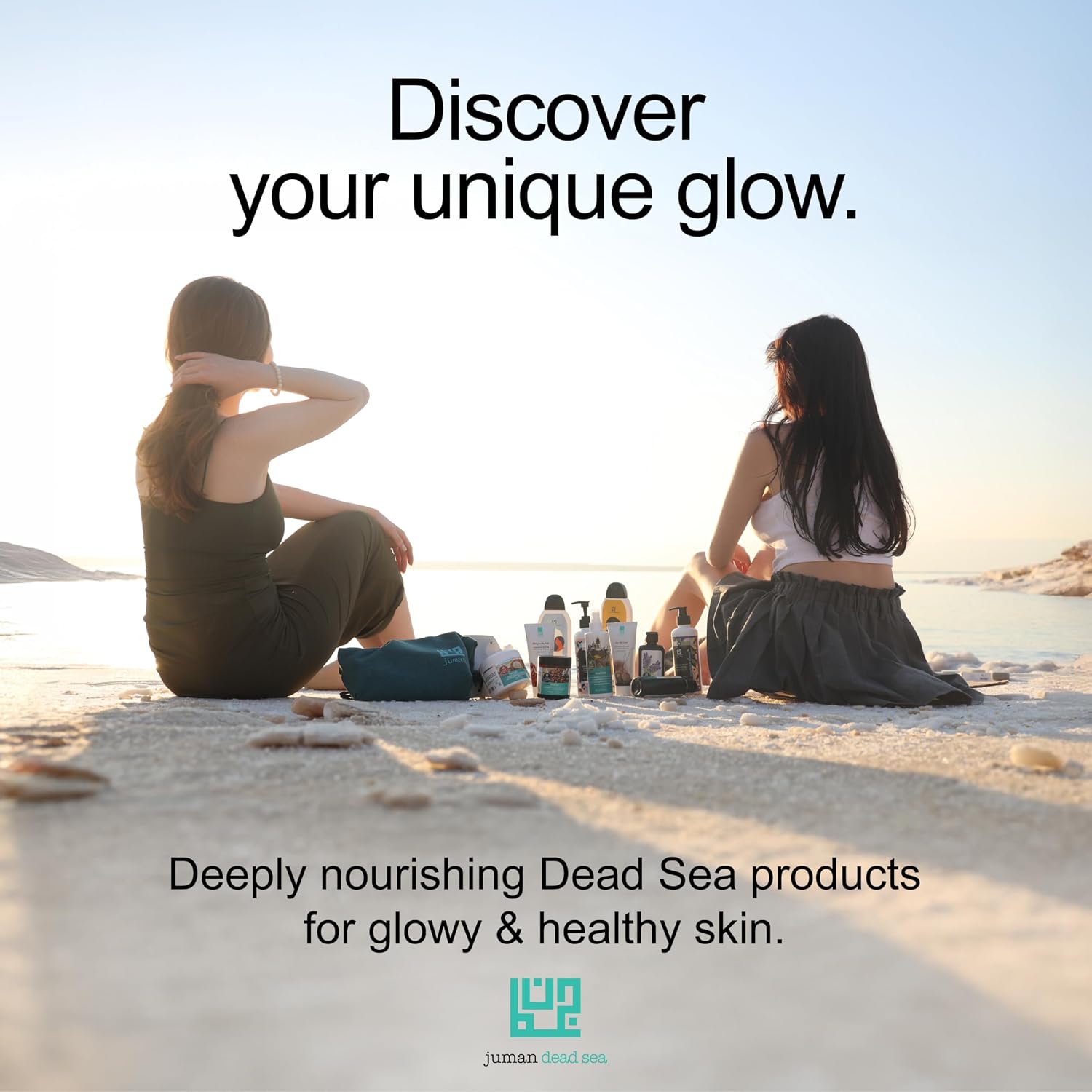 JUMAN Dead Sea Minerals Mud Mask for Face & Body | Treats Acne, Reduces Stretch Marks & Moists Dry Skin | Enriched with Natural Flower Extracts & Vitamin E | Free from SLS & Parabens | Vegan | 500g