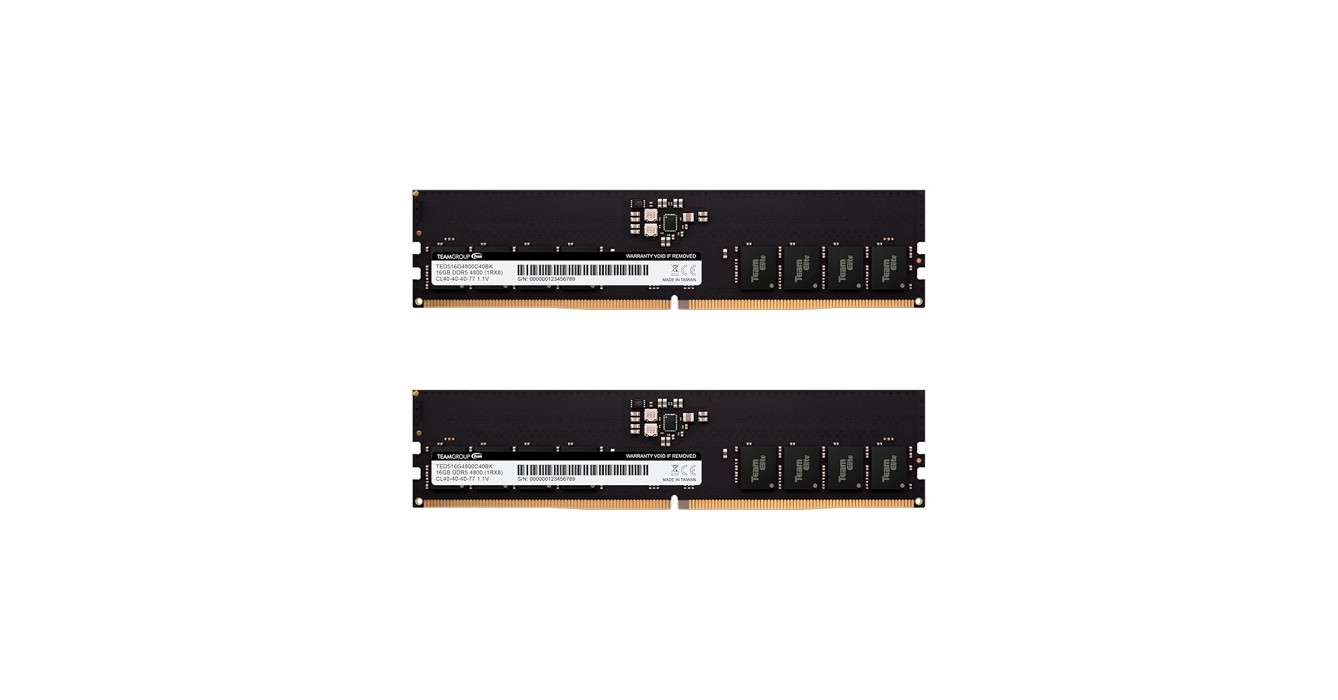 TEAMGROUP Elite DDR5 32GB Kit (2x16GB) 4800MHz (PC5-38400