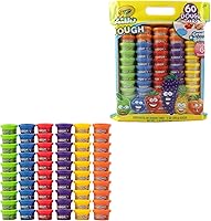 Vista 4 de Crayola Silly Scents Masa de 60 unidades x 1 oz, regalos del día de Pascua y recuerdos de fiesta, juguetes para niños para bolsas de recuerdos