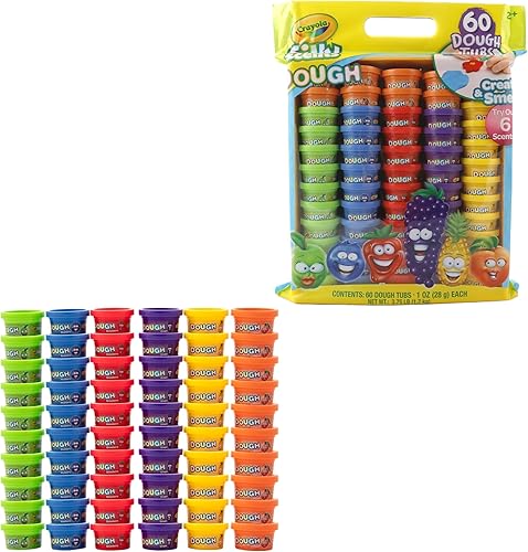 Miniatura 5 de Crayola Silly Scents Masa de 60 unidades x 1 onza, regalos de Navidad y recuerdos de fiesta, juguetes para niños para bolsas de recuerdos de fiesta,
