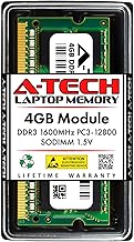 4GB RAM for Toshiba Qosmio F750-065, F750-067, PX30T-A-14V, X770-01J, X770-09C, X870-027, X870-080 | DDR3 1600MHz PC3-12800 SODIMM 1.5V Non-ECC Memory Upgrade