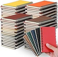 Vista 31 de Jutom 54 piezas cuadernos pequeños en espiral, blocs de notas de 3x5 pulgadas a granel, cuadernos de bolsillo pequeños, mini blocs de notas