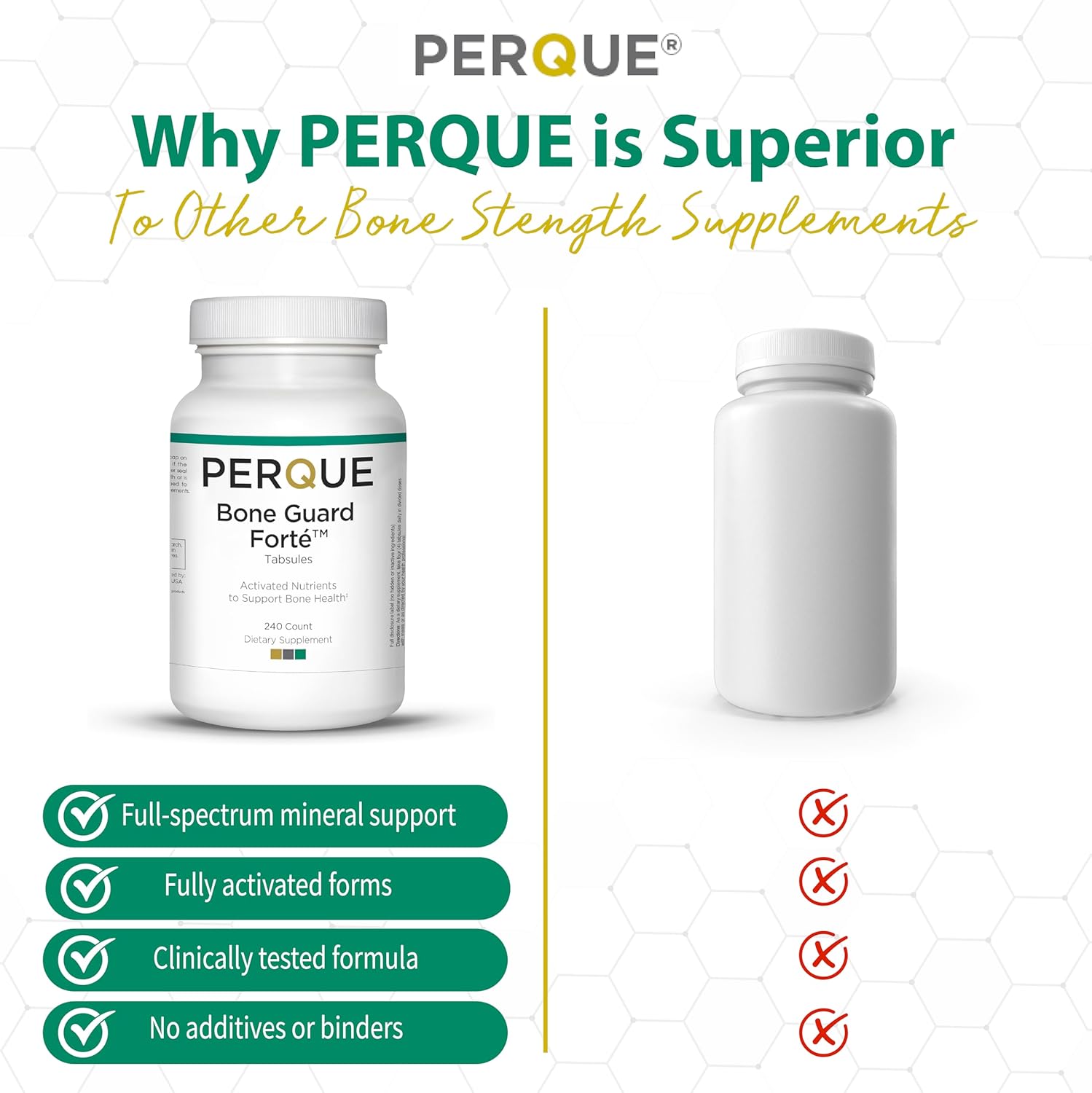 Perque Bone Guard Forte 20 240 Tablets by Perque - Image 7