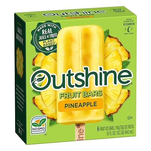 Miniatura 10 de Outshine Barras de frutas, piña, 6 unidades