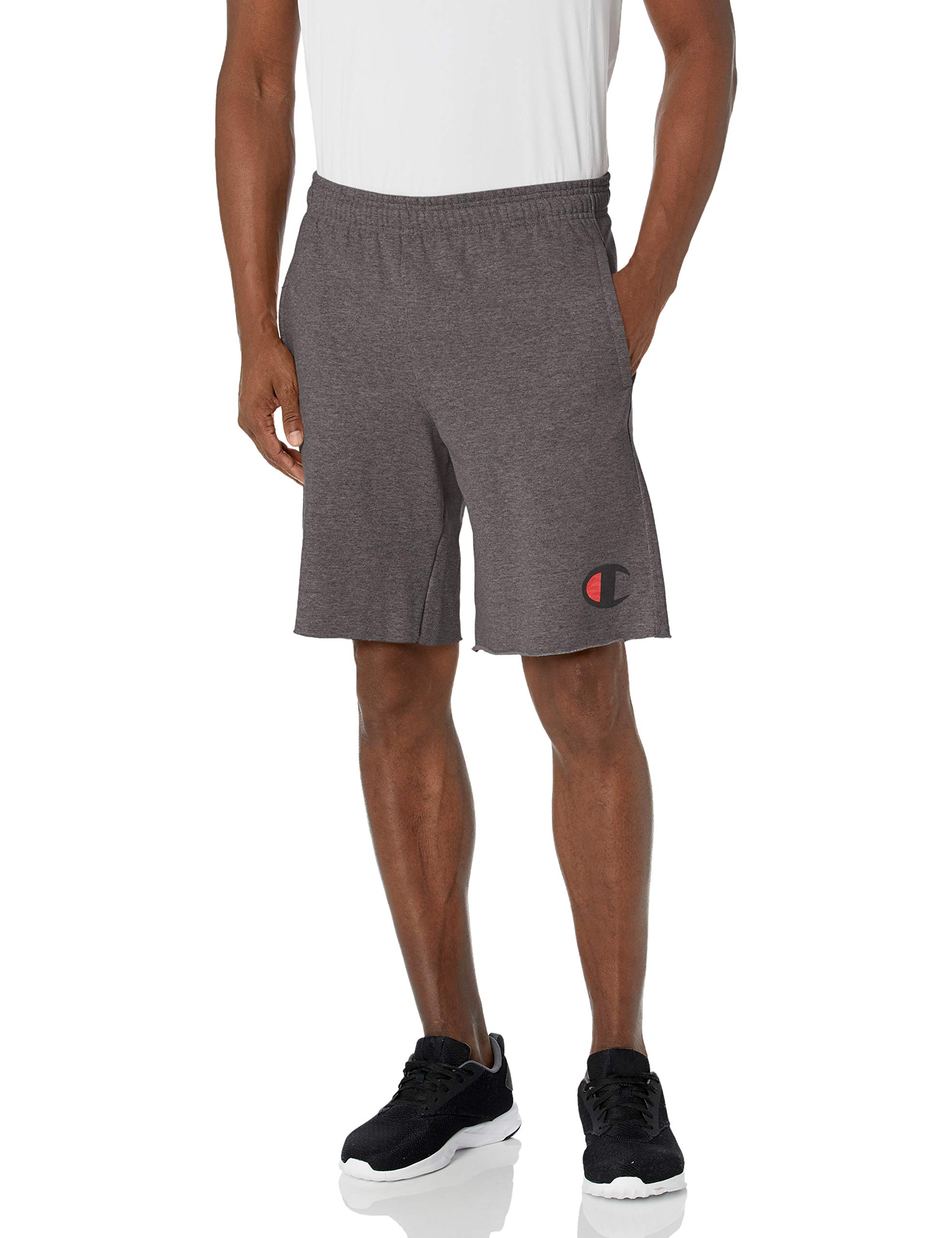 Men's Powerblend Fleece Shorts, Long Athletic Shorts with Pockets (Reg. or Big & Tall)