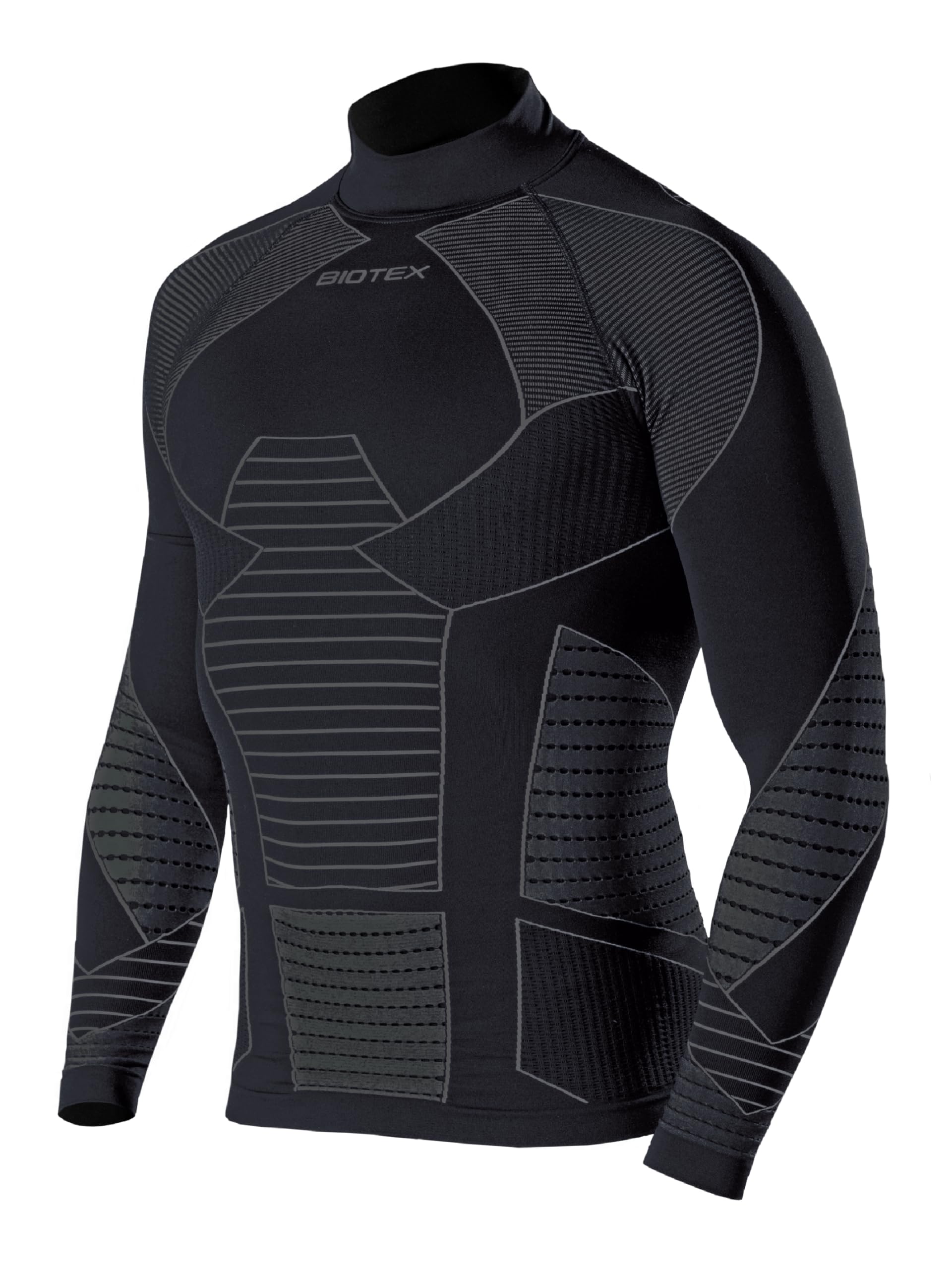 BIOTEX Lupetto Icebreak per Ciclismo e Running, Intimo Tecnico Sportivo, Maglia Termica con Multi Zone 3D