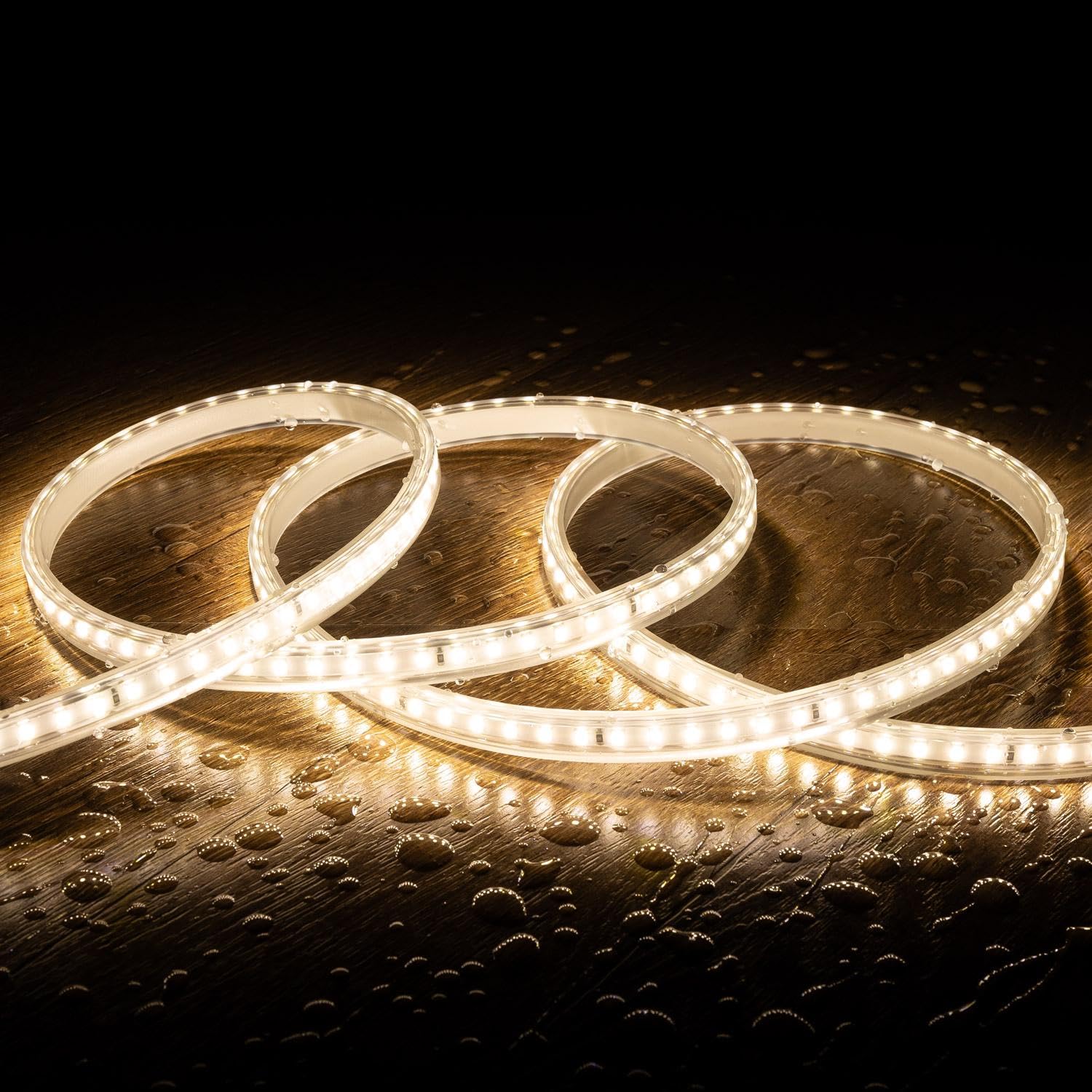LEDKIA Tira LED Regulable 220V SMD 120 LED/m BOBINA 50m 8.5W/m 850lm/m Anch