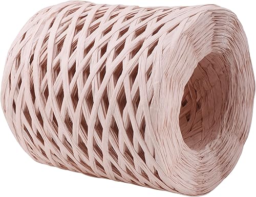 Miniatura 9 de Mandala Crafts Cinta de rafia negra para envolver regalos, cinta natural de rafia de 100 yardas, cinta de rafia de embalaje a granel, cinta de papel