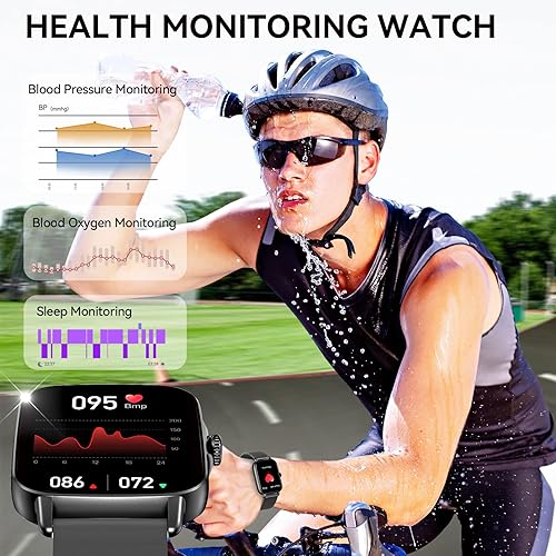 Miniatura 4 de Reloj inteligente para hombre recepción de llamadasdial 169 pulgadas reloj deportivo con Bluetooth HD con frecuencia cardíaca presión arterial