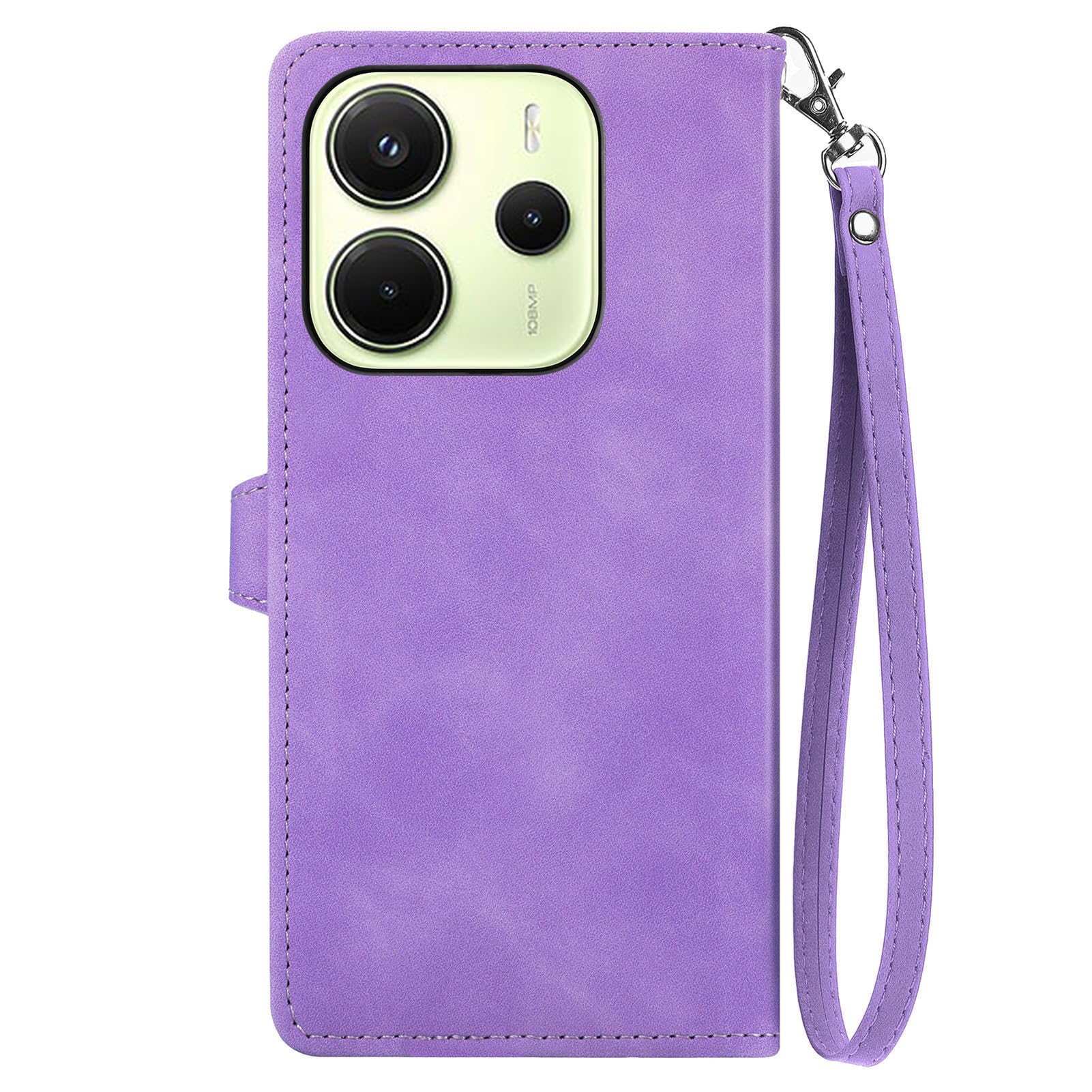 Cover Portafoglio Xiaomi Redmi Note 14 4G Phonesta Viola Elegante