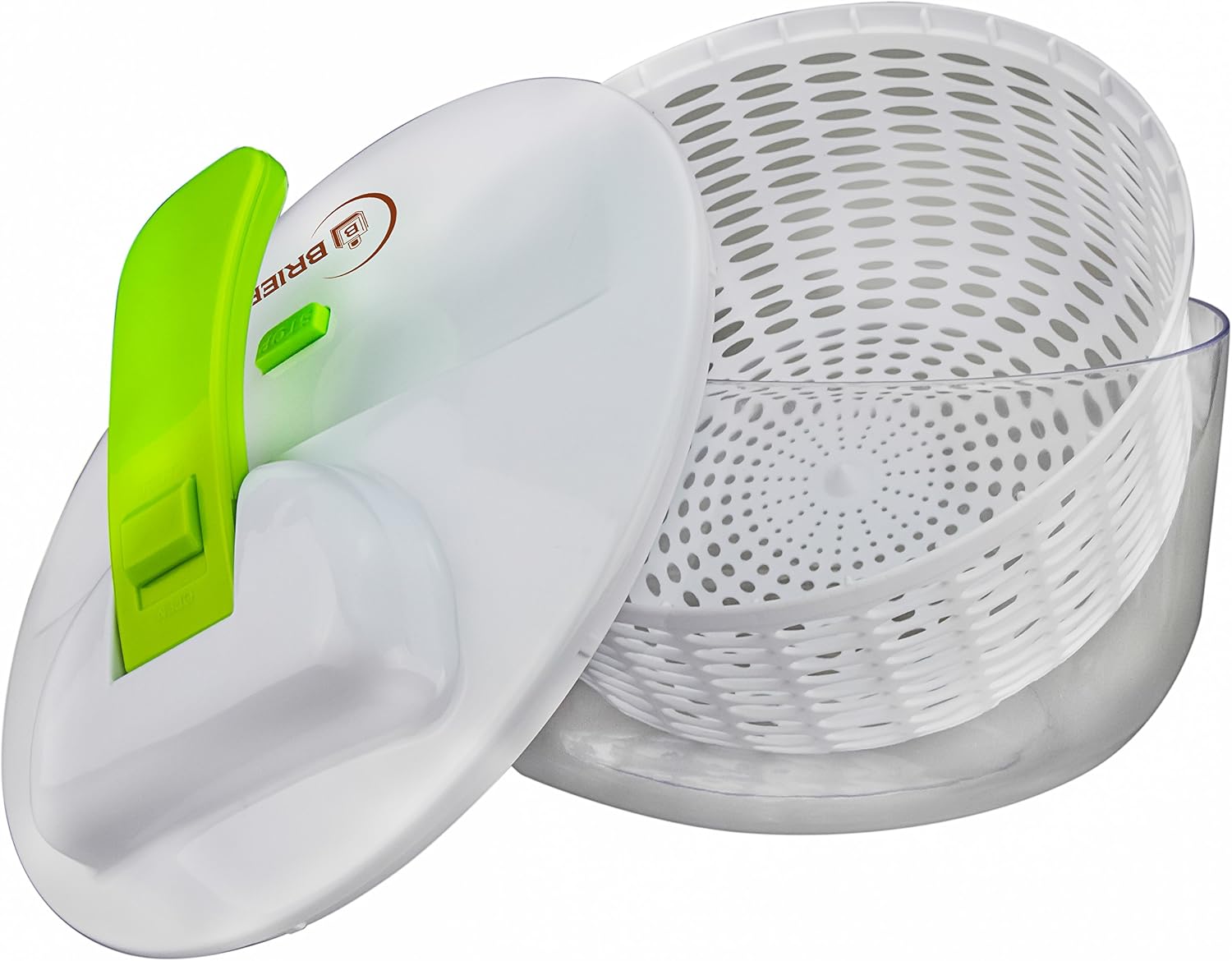 Brieftons Salad Spinner, 7.3 Quart